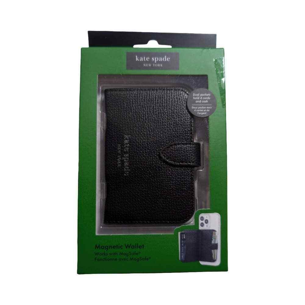 1-O Kate Spade NY Magnetic Wallet w/ Magsafe - Black